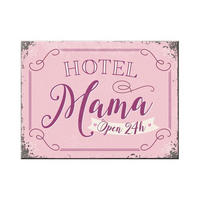 MAGNET 6/8 cm Word Up Hotel Mama - Multicolor, Metall (8/6/0.1cm) - Nostalgic-Art