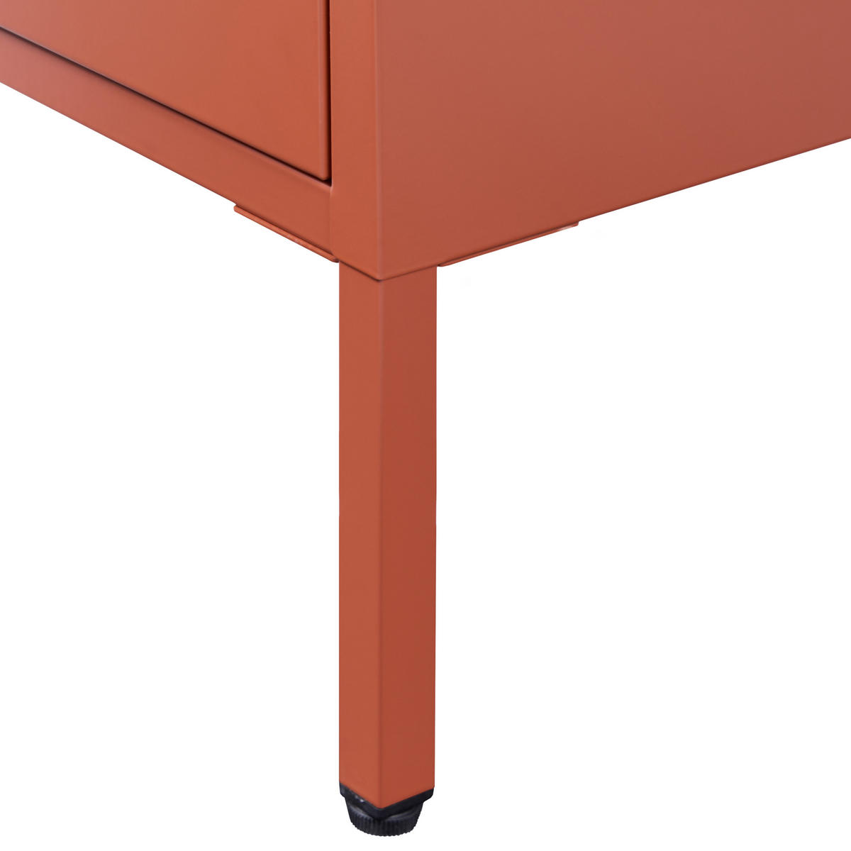 KOMMODE Metall Goldbraun Enago - Goldfarben/Braun, Metall (80/102/40cm) - Beliani
