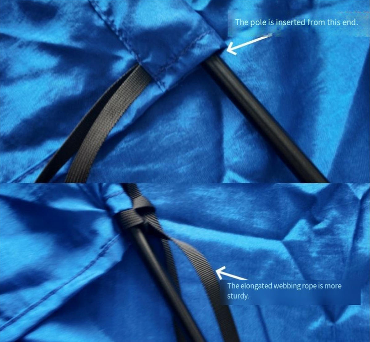SONNENSEGEL, Blau, 500 x 300 cm - Blau, Textil (300/500cm) - Weltevree