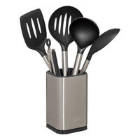 KÜCHENHELFER Edelstahlständer 5er-Set - Silberfarben, Metall - 5five Simply Smart