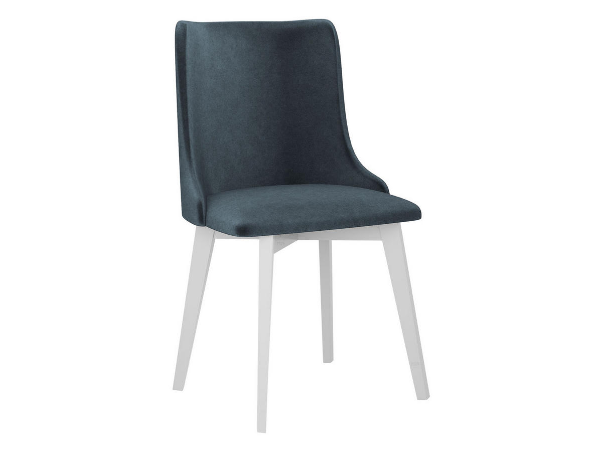 STUHL Monti 5, Holzfarbe: Weiß - Blaugrau/Weiß, Holz (48/83/53cm) - MIRJAN24