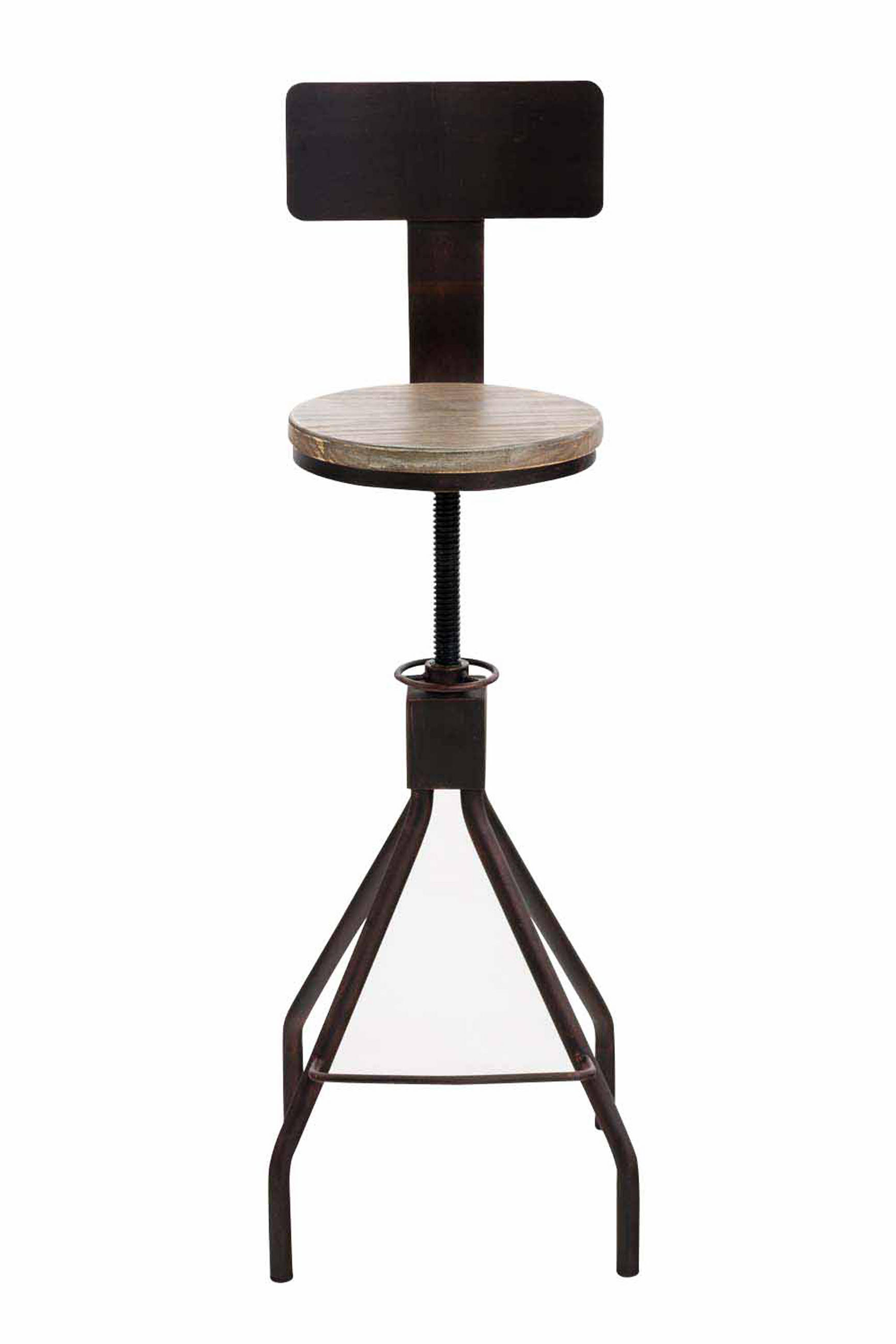 BARHOCKER 2er Set Elcom bronze - Bronzefarben, Textil/Metall (45/108/45cm) - TPFLiving