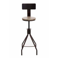 BARHOCKER 2er Set Elcom bronze - Bronzefarben, Textil/Metall (45/108/45cm) - TPFLiving