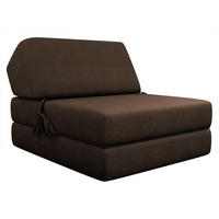 KLAPPSOFA Kevin - Braun, Textil (73/58/90cm) - MIRJAN24