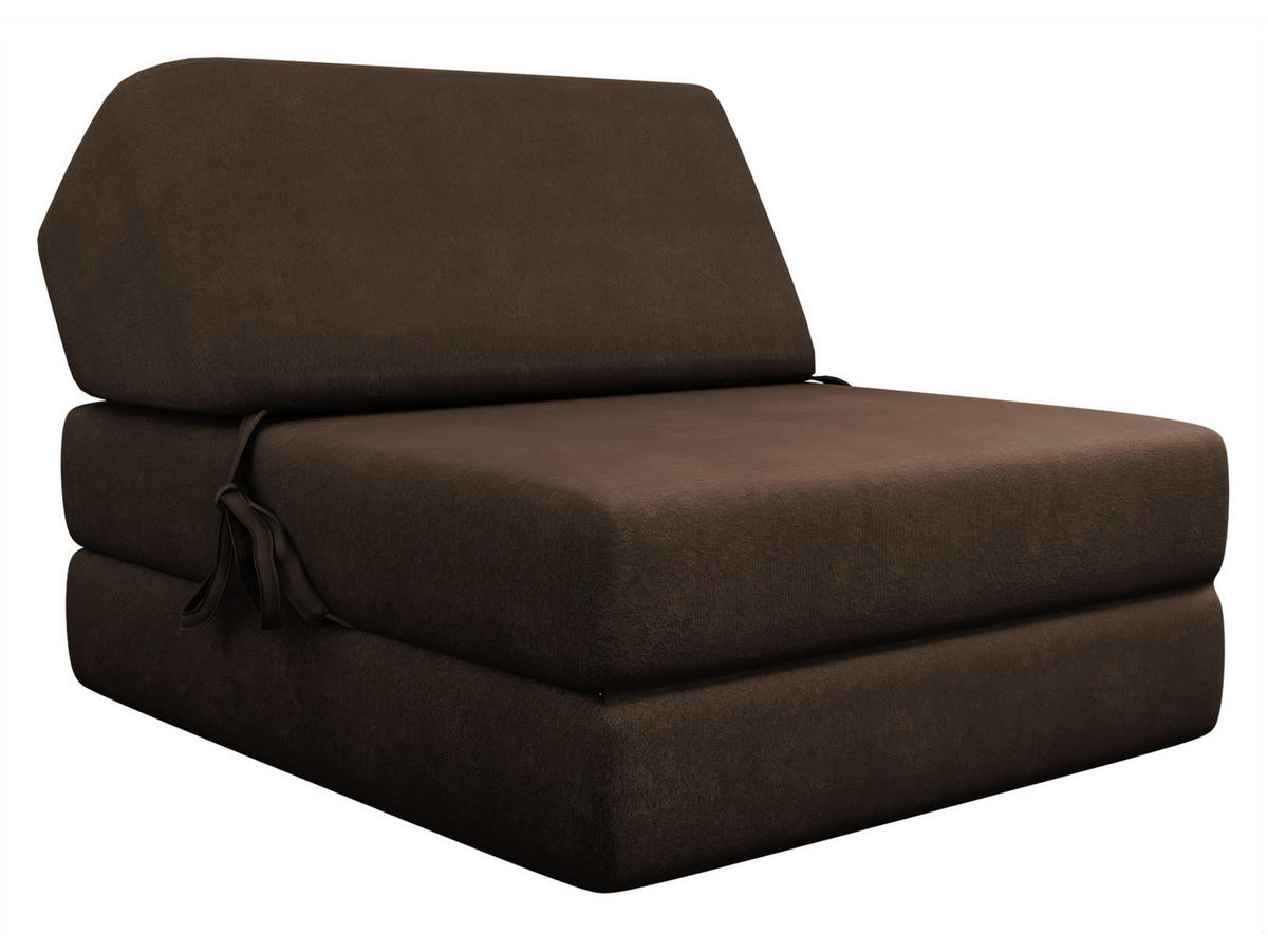 KLAPPSOFA Kevin - Braun, Textil (73/58/90cm) - MIRJAN24
