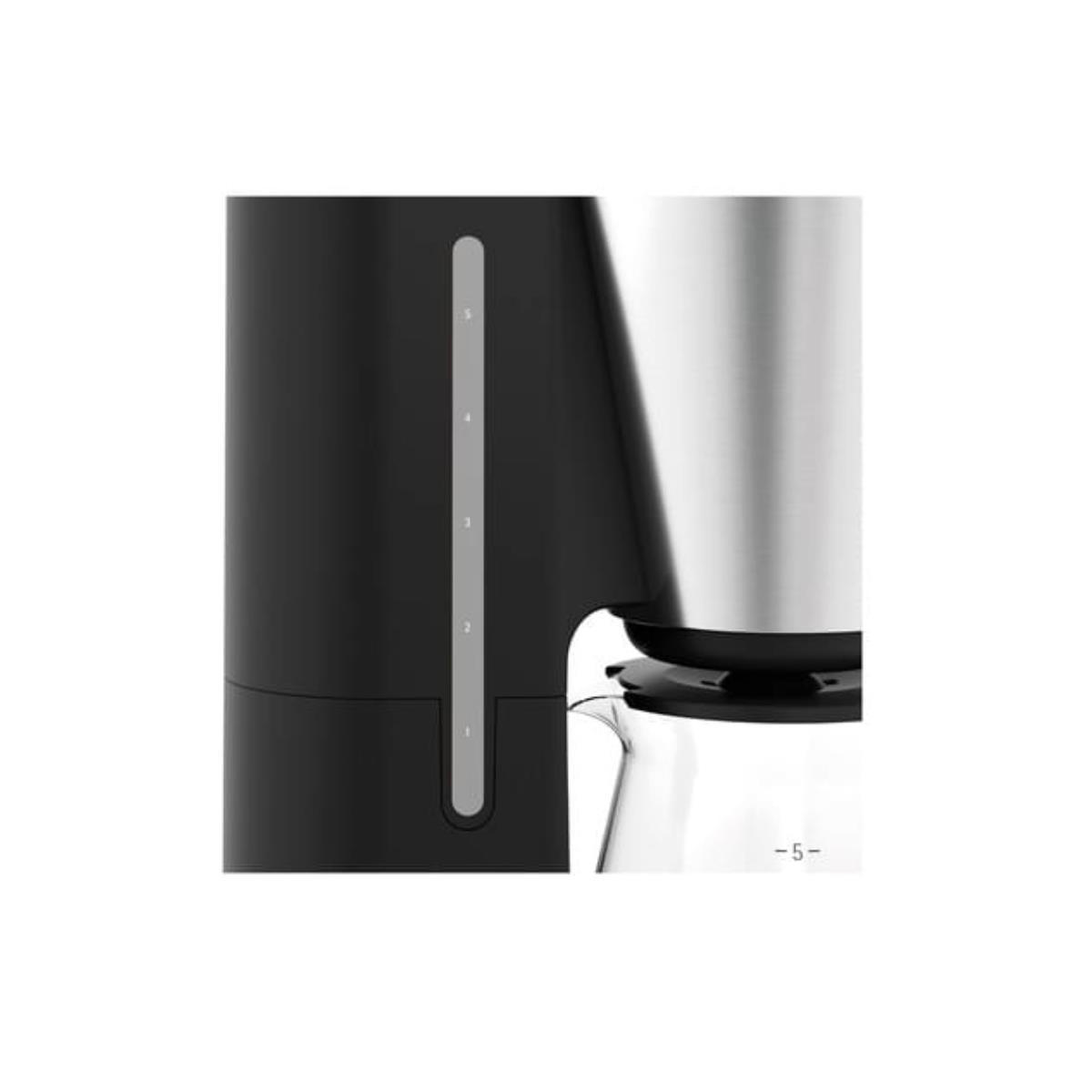 KAFFEEMASCHINE Küchen Minis Glas - Silberfarben, Metall (30/25/25cm) - WMF