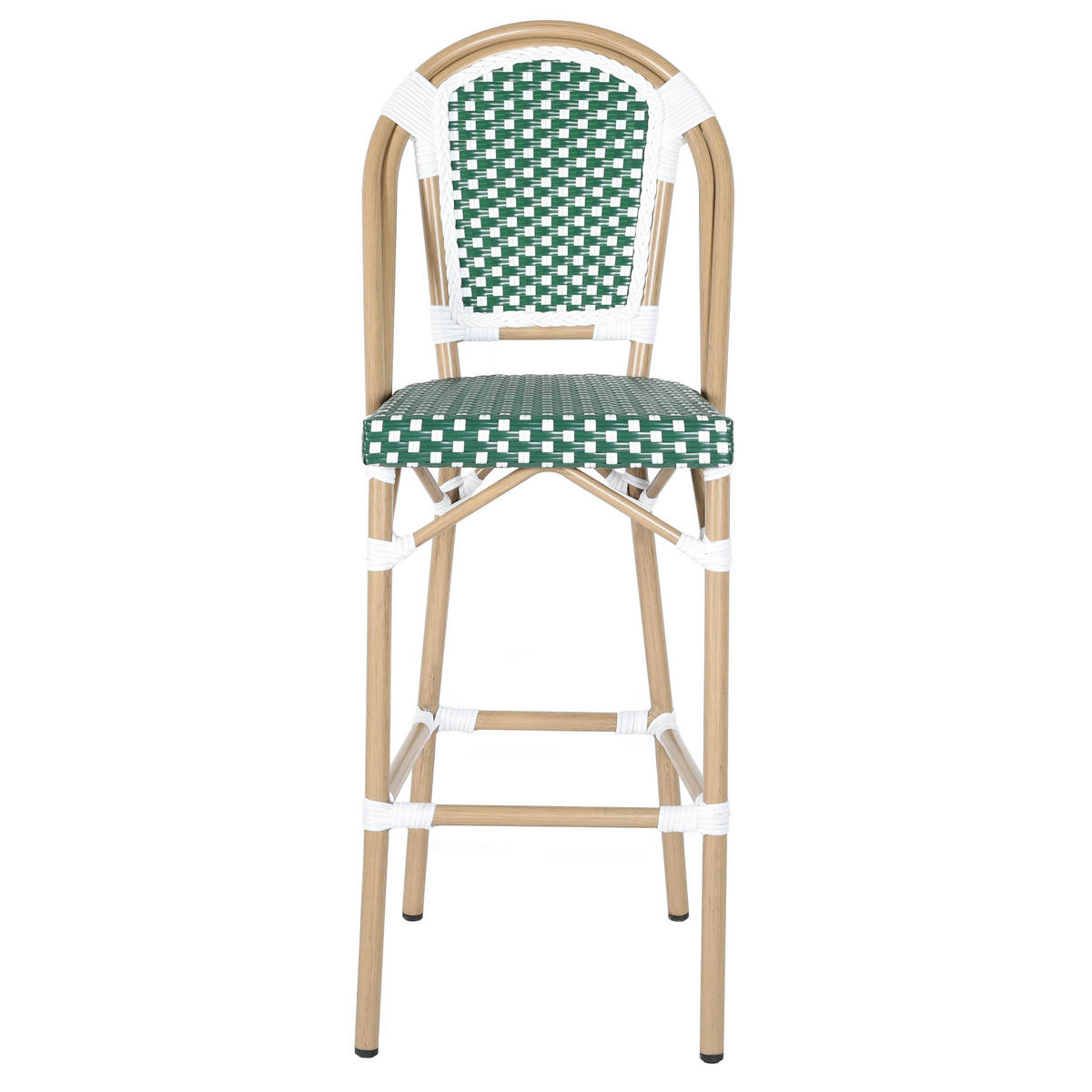 GARTENSTUHL, Grün - Grün, Metall (48/117/55cm) - Oviala