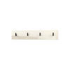 GARDEROBENPANEEL Linea Creme Hochglanz - Creme, Holzwerkstoff (72.5/14.5/3.5cm) - Vladon