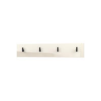 GARDEROBENPANEEL Linea Creme Hochglanz - Creme, Holzwerkstoff (72.5/14.5/3.5cm) - Vladon