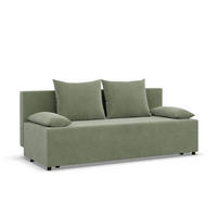 SOFA 3-SITZER MIT SCHLAFFUNKTION FERMO Grün - Grün, Textil (92/95/191cm) - Mebligo