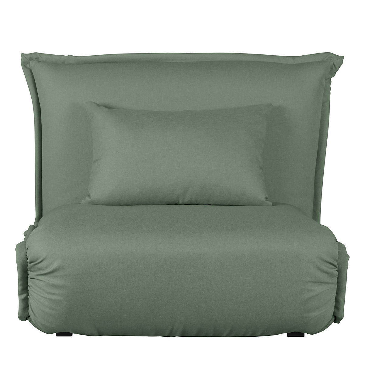 SCHLAFSESSEL - Schwarz/Grau, Textil/Metall (100/73/85cm) - home24