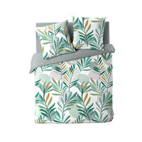 BETTWÄSCHE Blättermuster Louna 240/220 cm - Grün, Textil (220/240cm) - Douceur d´intérieur