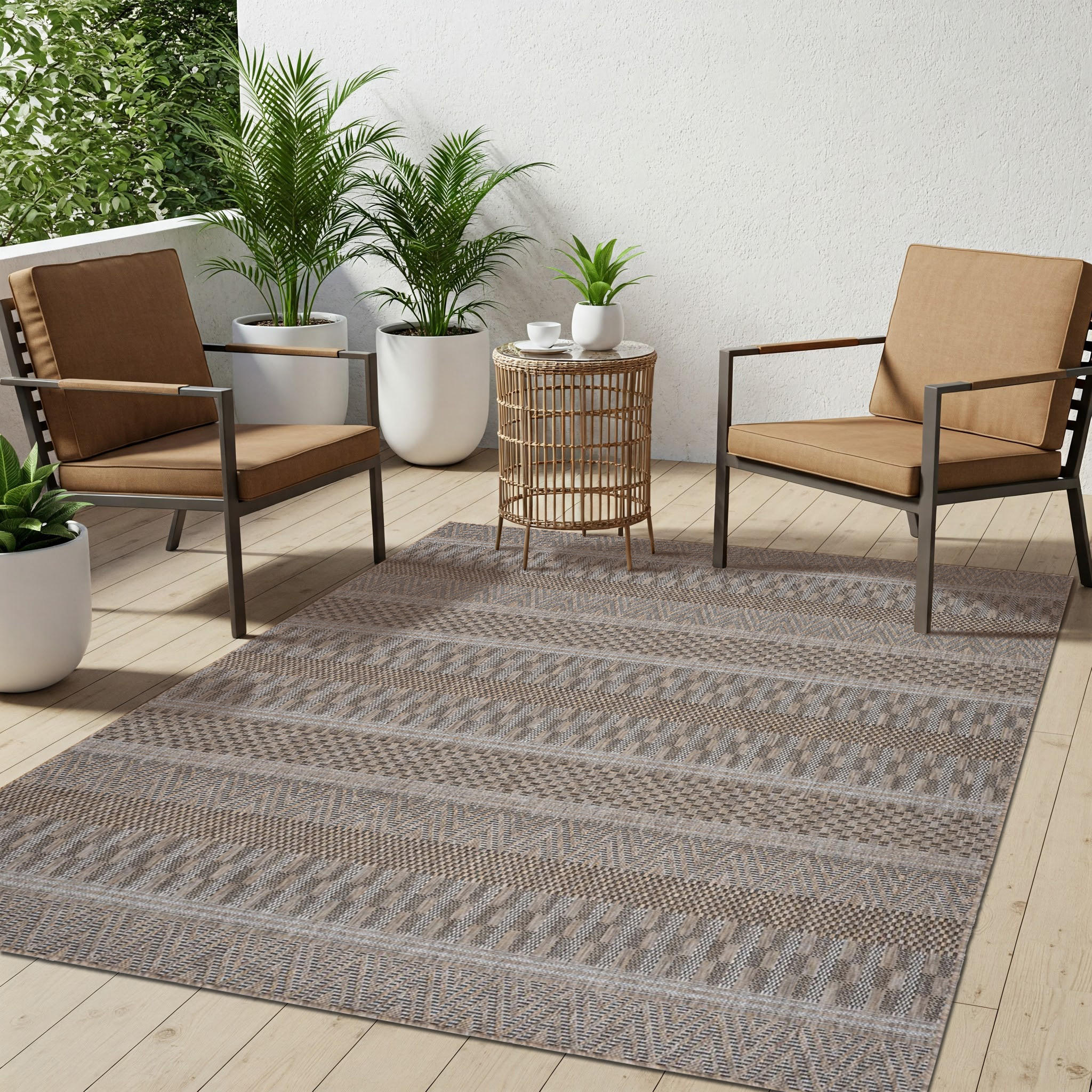 TEPPICH MELISSA Braun 60/200 cm - Braun, Kunststoff (60/200cm) - Tapiso