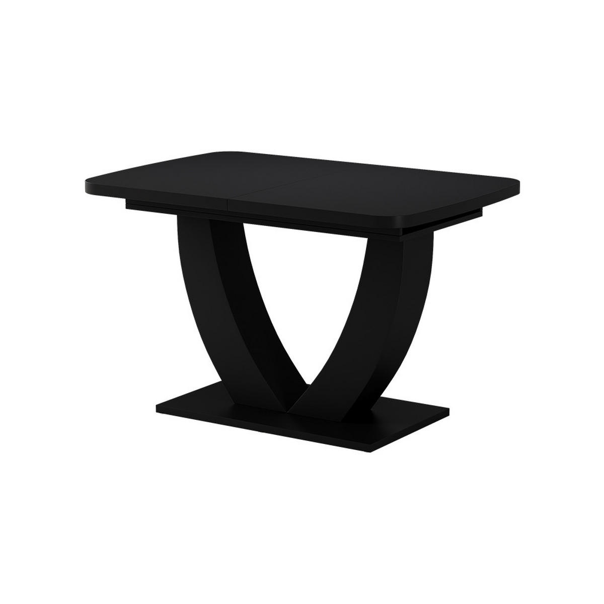 JÍDELNÍ STŮL Fenaro Černá - černá, kompozitní dřevo (80/120/77.4cm) - Vicco