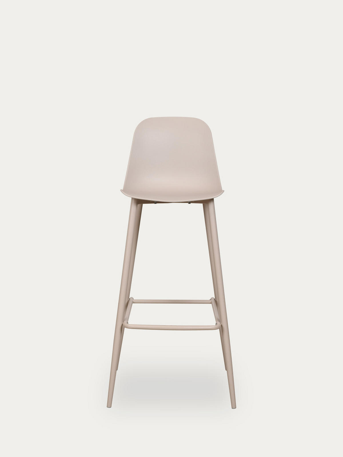 BARHOCKER Lein Beige 49.5 cm x 101.5 cm - Beige, Kunststoff (49/101/48cm) - Kenay Home