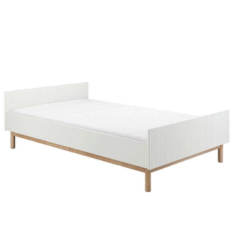 POSTEL 120/200 Miloo Bílá - bílá, kompozitní dřevo (120/200cm) - Petits-meubles