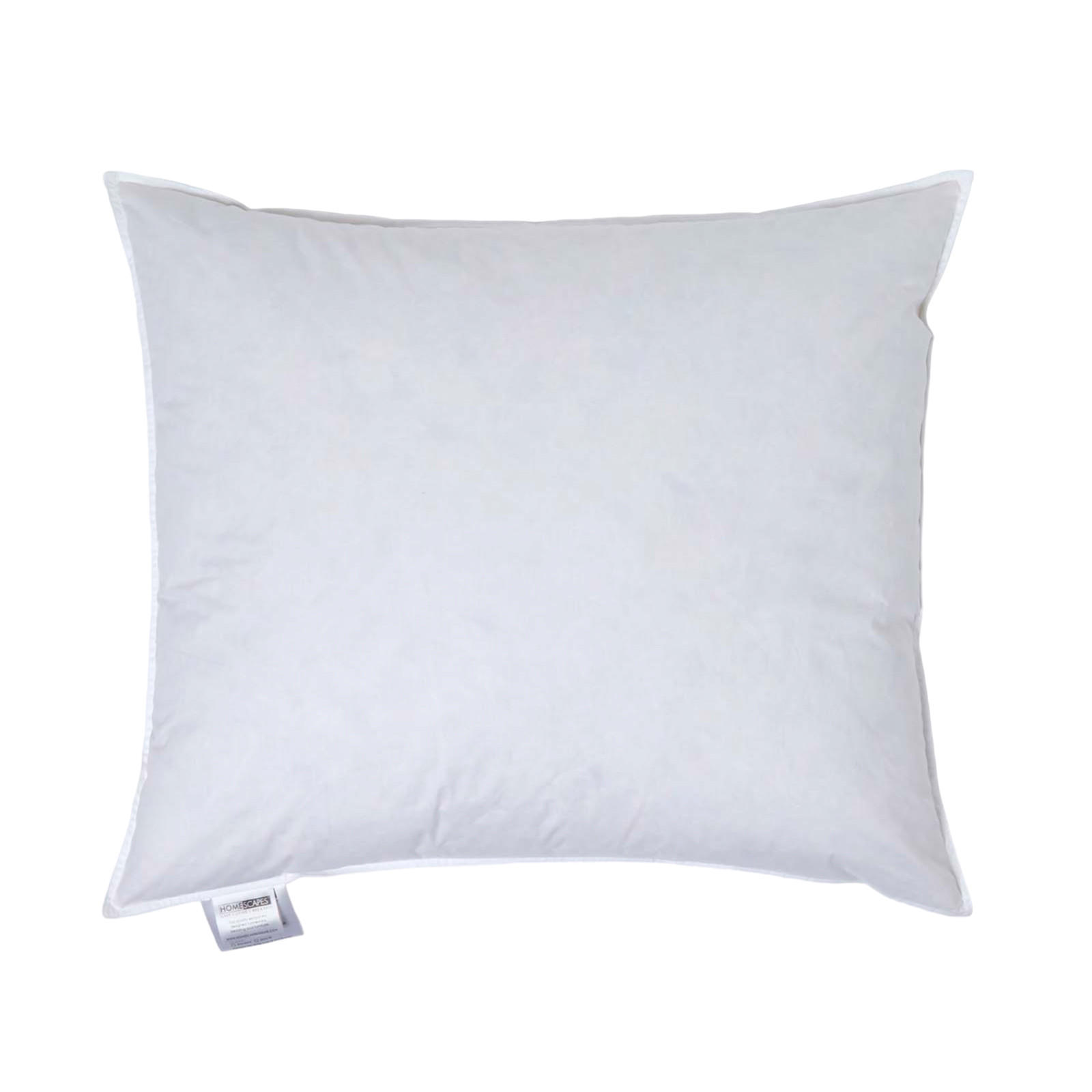 KOPFKISSEN 60/70 cm, Daunenkissen medium-weich - Weiß, Textil (60/70cm) - Homescapes