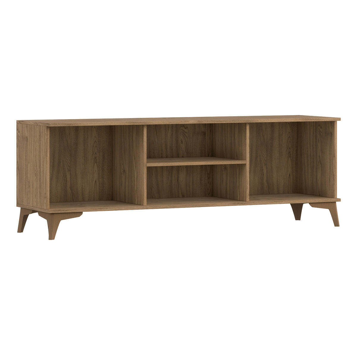TV-MÖBEL Esteban Holz - Braun, Holzwerkstoff (150/52/40cm) - Petits-meubles