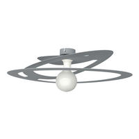 DECKENLEUCHTE Dilate - Grau, Metall (51/60/7.5cm) - Lumicom
