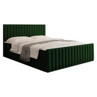 BOXBETT Tirulo Fix - H3 - Smaragdgrün/Schwarz, Holzwerkstoff/Kunststoff (140/200cm) - MIRJAN24