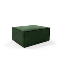POUF Orto Grün, Hocker - Grün, Holzwerkstoff (100/42/82cm) - Bettso