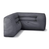 RÜCKENLEHNE Grau, 90cm - Grau, Textil (90/22cm)