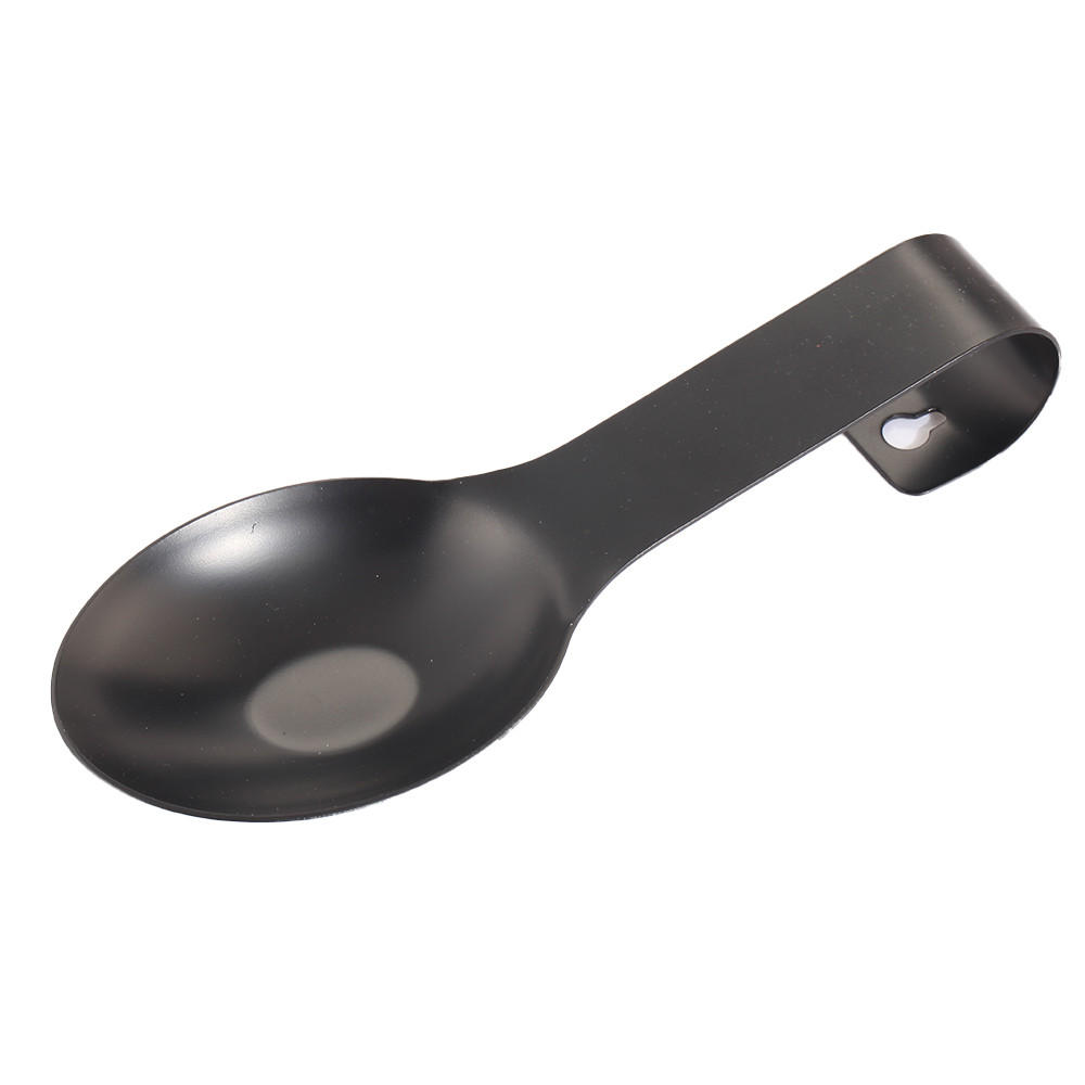 LÖFFELABLAGE Modern Kitchen Schwarz 25.5/9/4.5 cm Metall - Schwarz, Metall (9/4.5/25.5cm) - Mondex