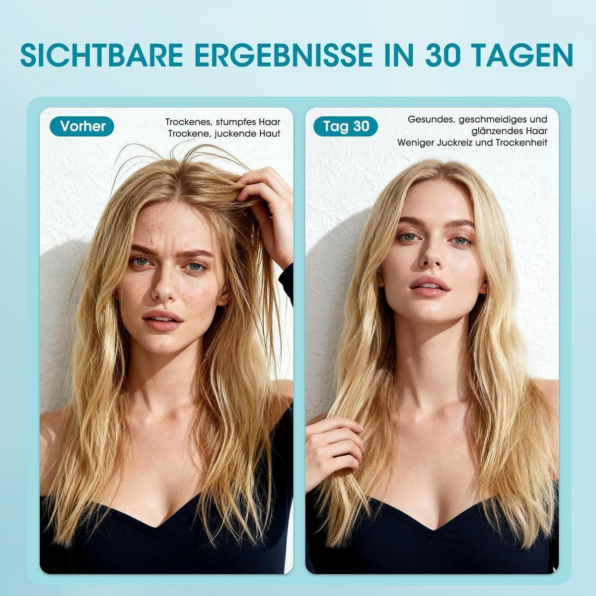 DUSCHKOPF Filter 2 Stück Set 20-Stufen-Filtration - Hellblau, Kunststoff (2.2/2.2/7.9cm)