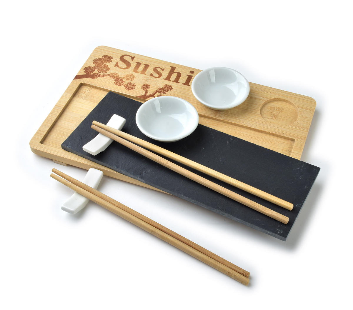 SUSHI-GERICHTEN Basic Beige 29/19/3.5 cm Holz - Beige, Holz (19/3.5/29cm) - Mondex