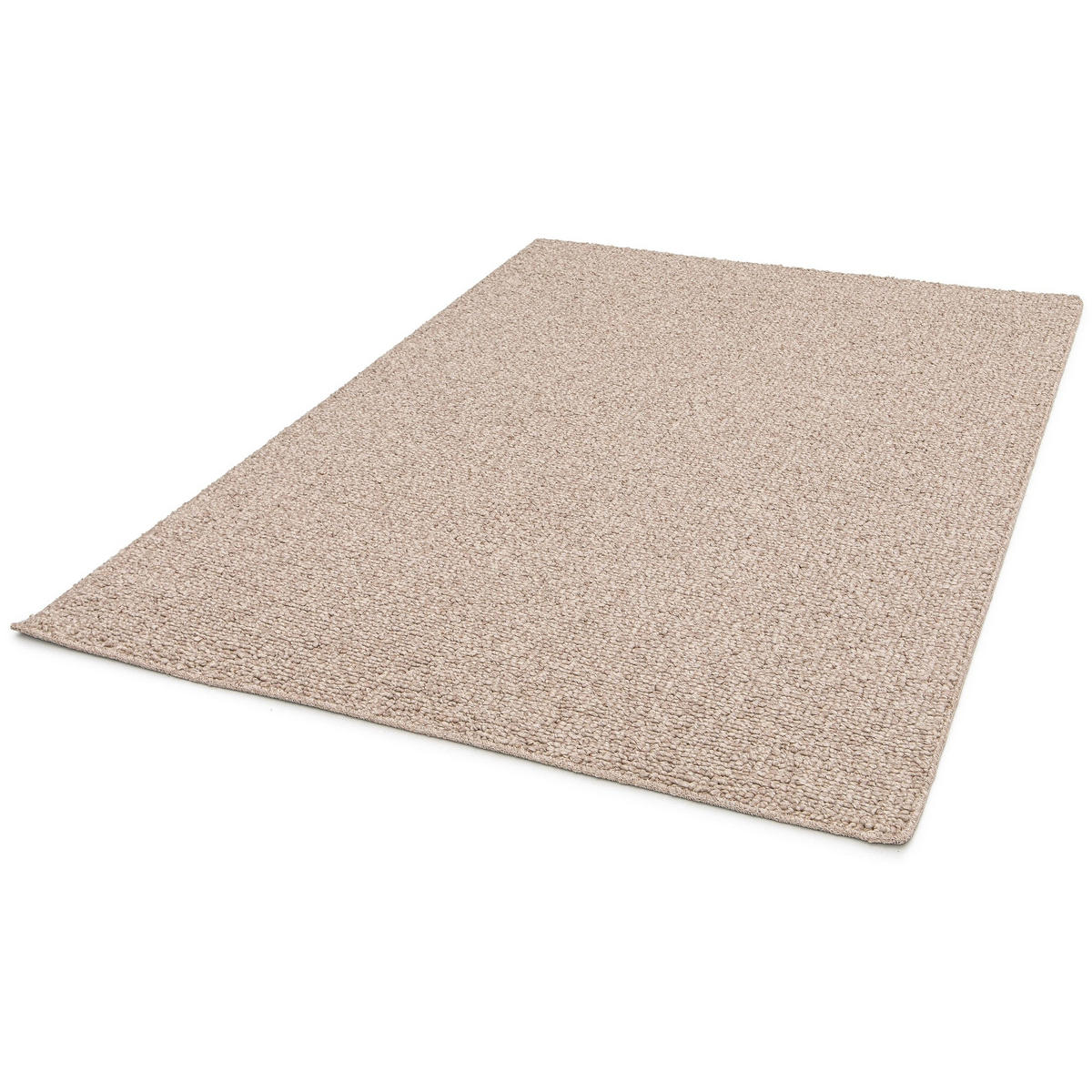 TEPPICH in Uni-Optik mit Schlingenflor Hellbeige - Beige, Textil (120/170cm) - AFK Living