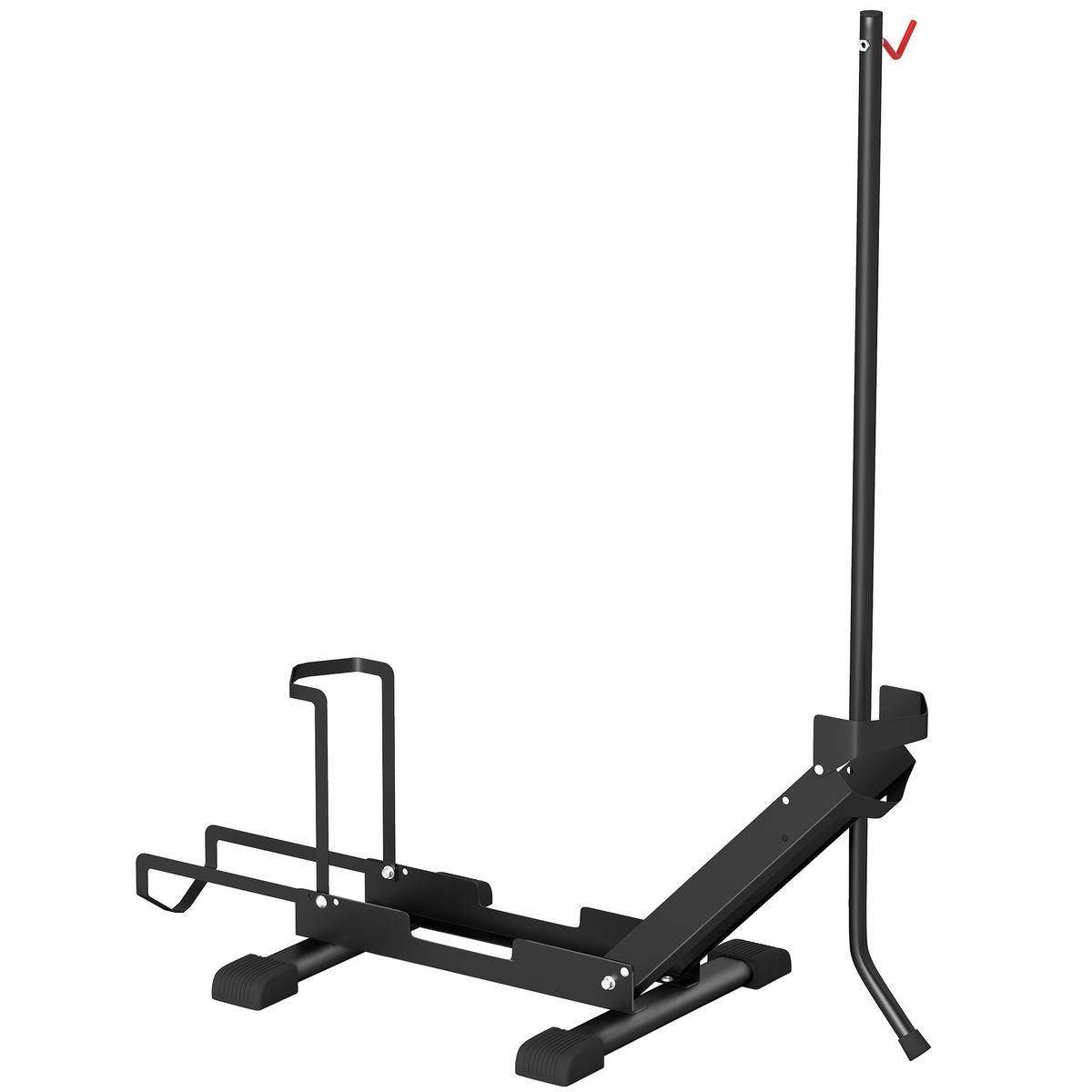 FAHRRADSTÄNDER für Fahrräder Stahl mit 80 mm Reifenbreiten - Schwarz, Metall (41/81/75cm) - SPORTNOW