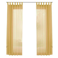 SCHLAUFENGARDINEN Voile 2er Set 245x140 cm Gelb - Gelb, Textil (140/245cm) - Gardinenbox.eu