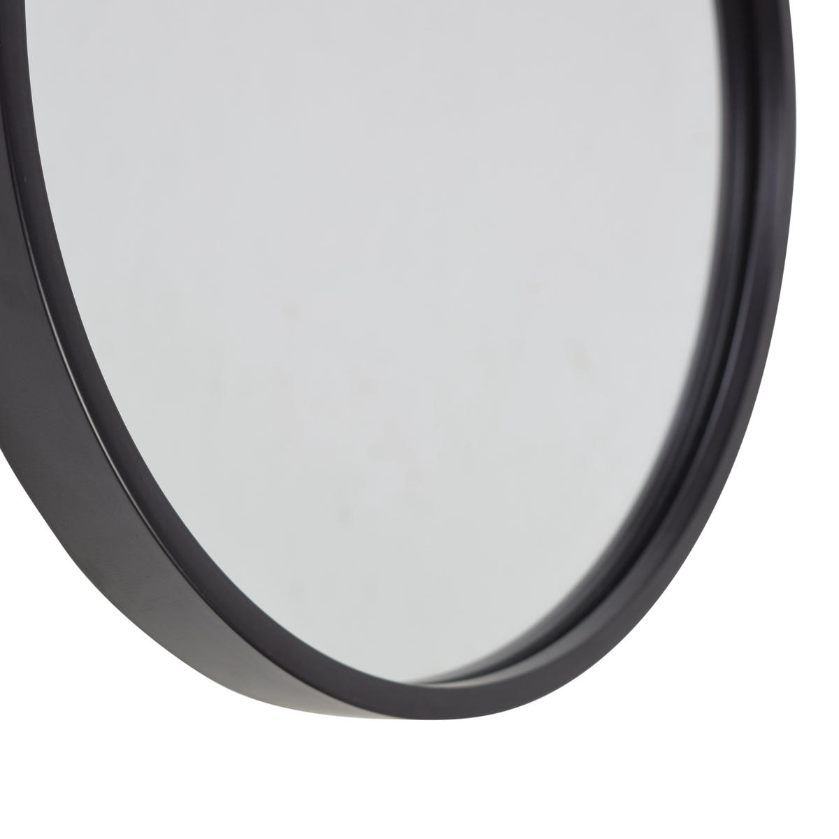 WANDSPIEGEL Boston Schwarz - Schwarz, Metall (45/45/4cm) - Fragix
