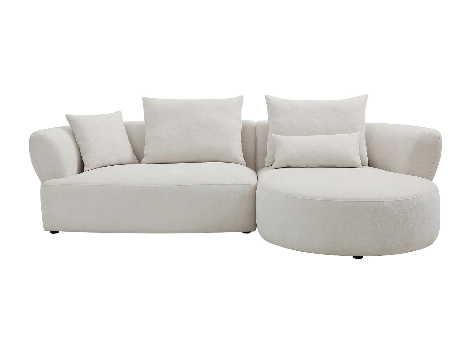 Vente-Unique Sofa Beige 280x86x160 cm