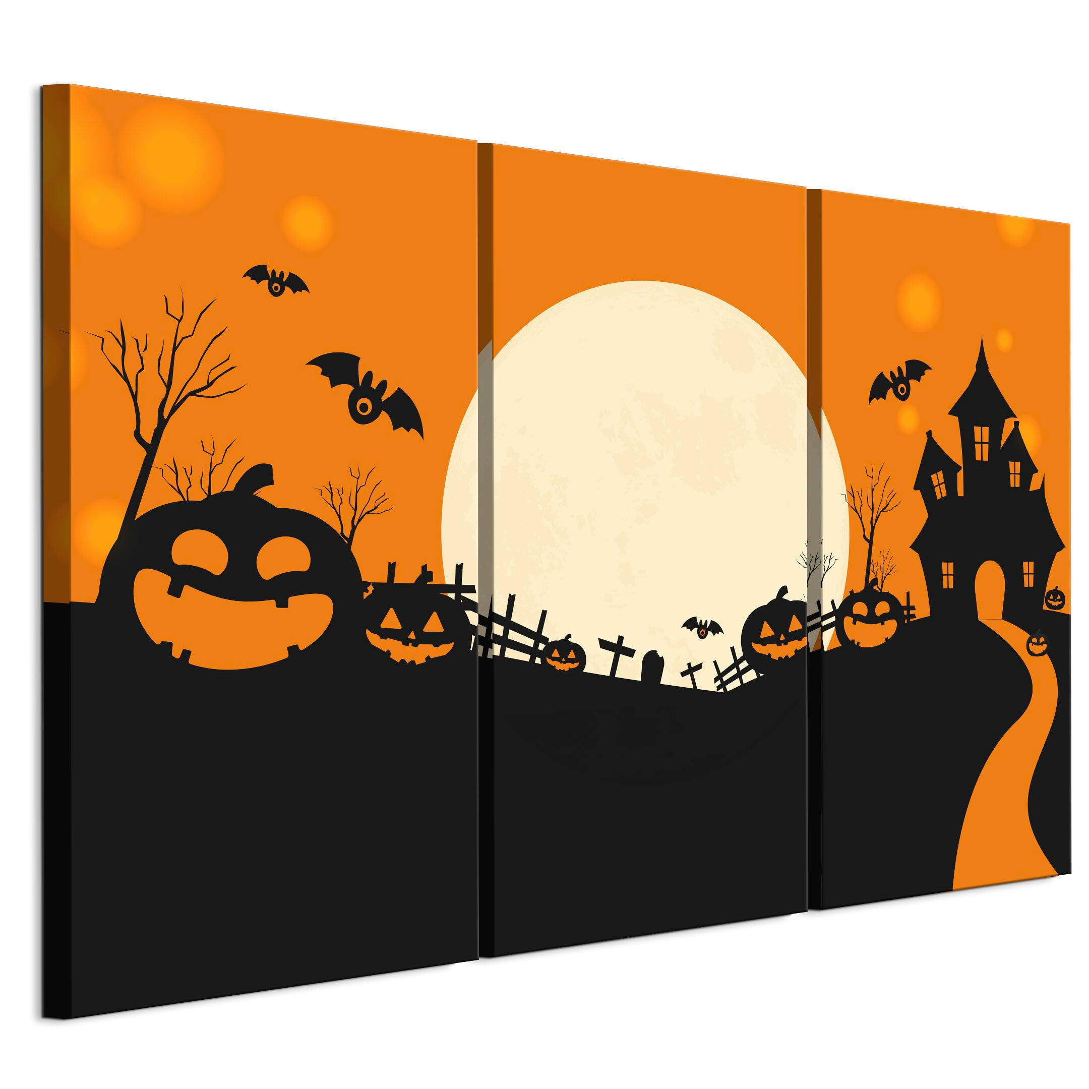 LEINWANDBILD 120x80 cm - Multicolor, Holz (120/80cm) - LUMASOUL