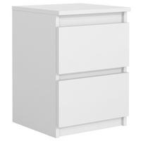 NOČNÝ STOLÍK - biela, kompozitné drevo (40/55/39cm) - RAUMHIRSCH FURNITURE