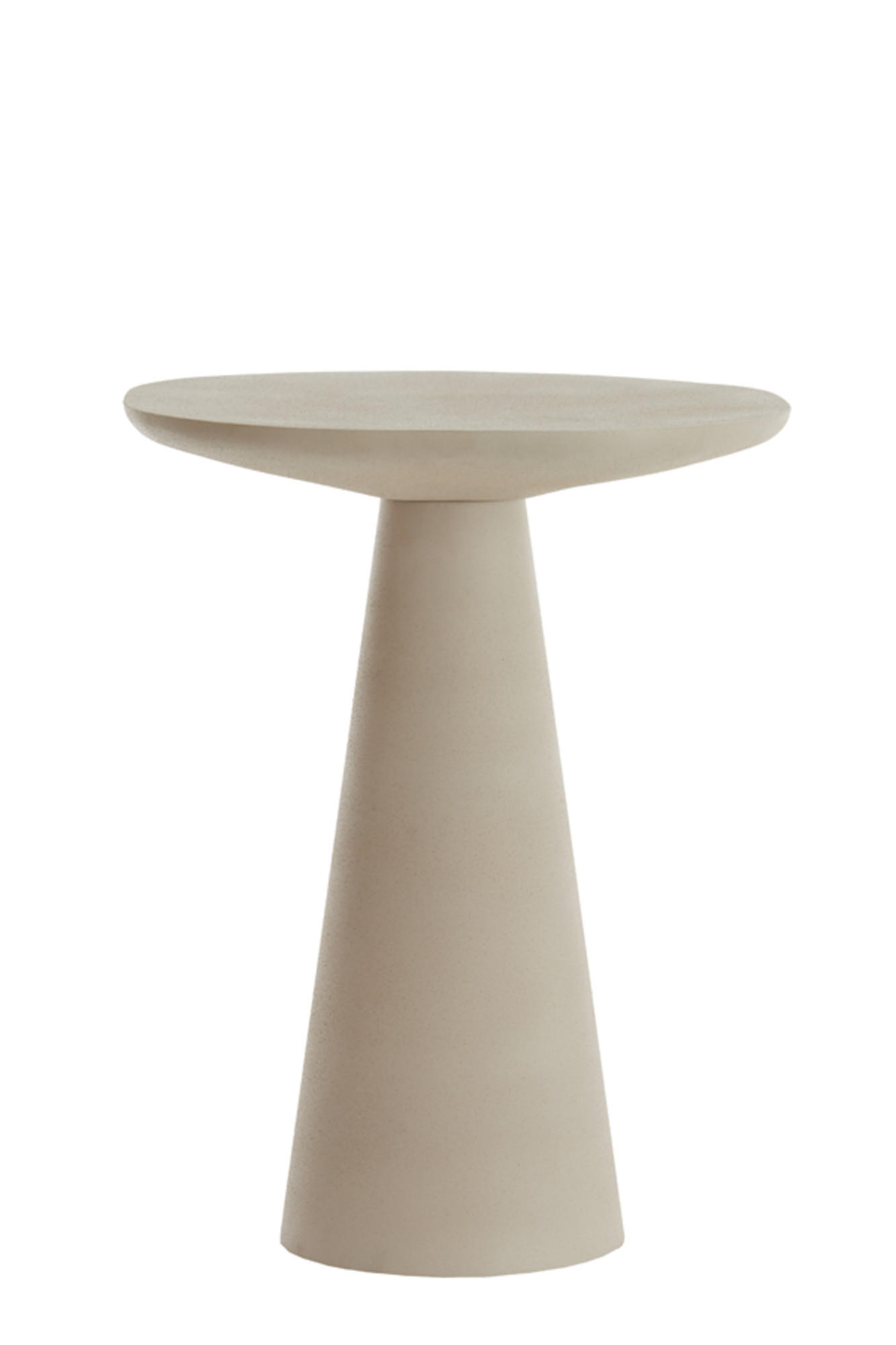 BEISTELLTISCH Abala Weiß 45/45/59 cm - Weiß, Metall (45/45/59cm) - Light & Living