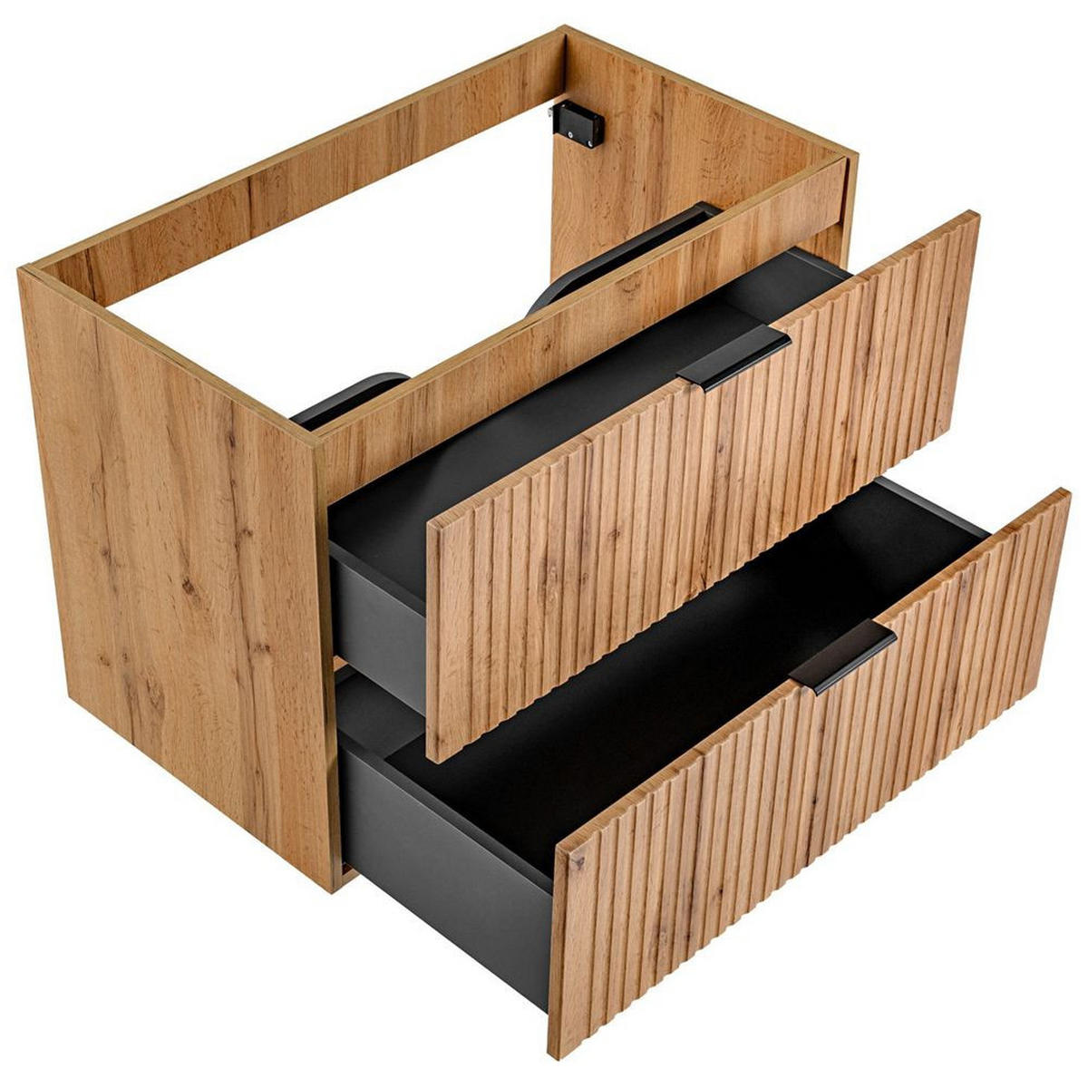 BADMÖBEL-SET 4-TLG. Adelaide-56 - Braun, Holzwerkstoff (180/200/47cm) - Lomado