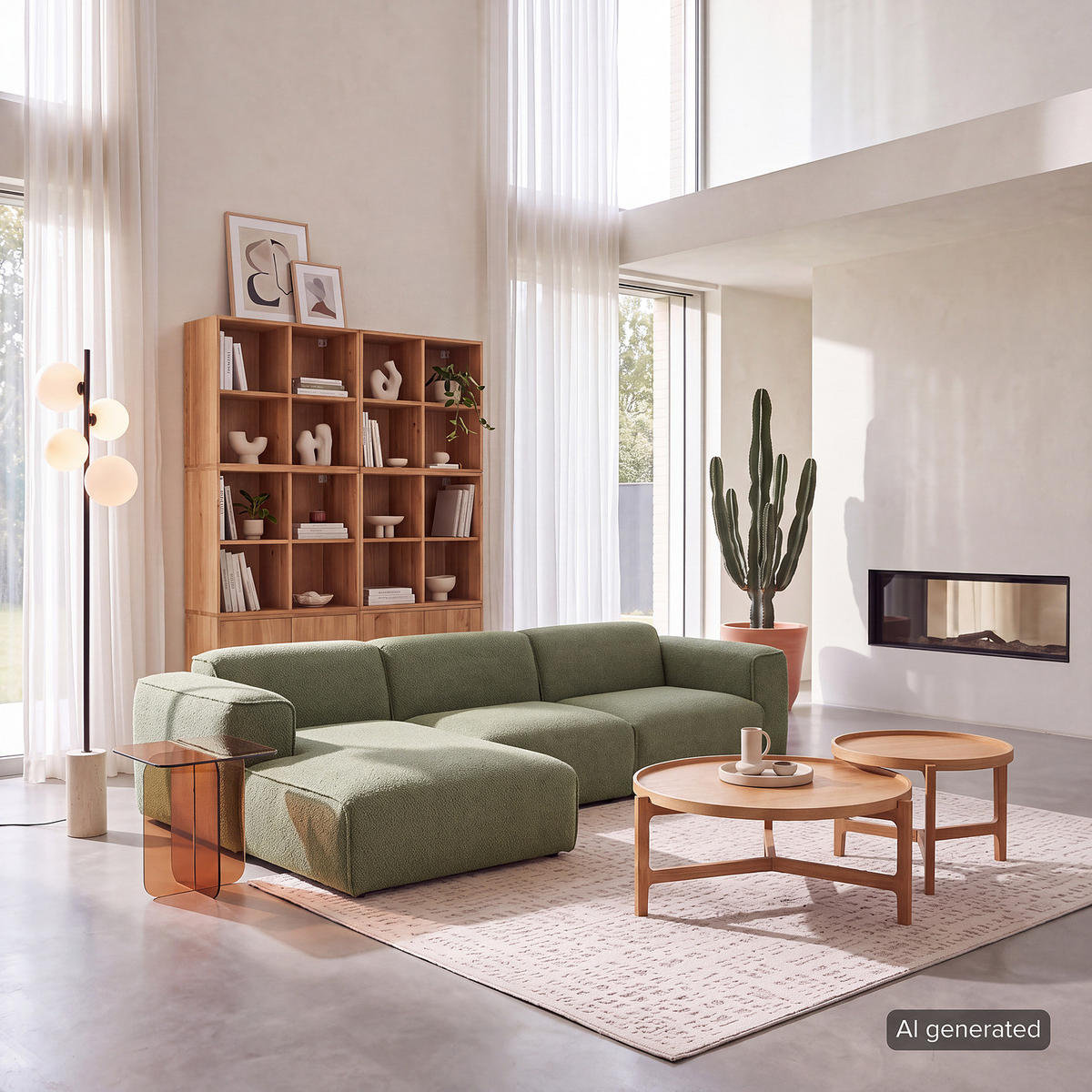 3-SITZER ECKSOFA mit Longchair - Schwarz/Grün, Kunststoff/Textil (284/173cm) - home24