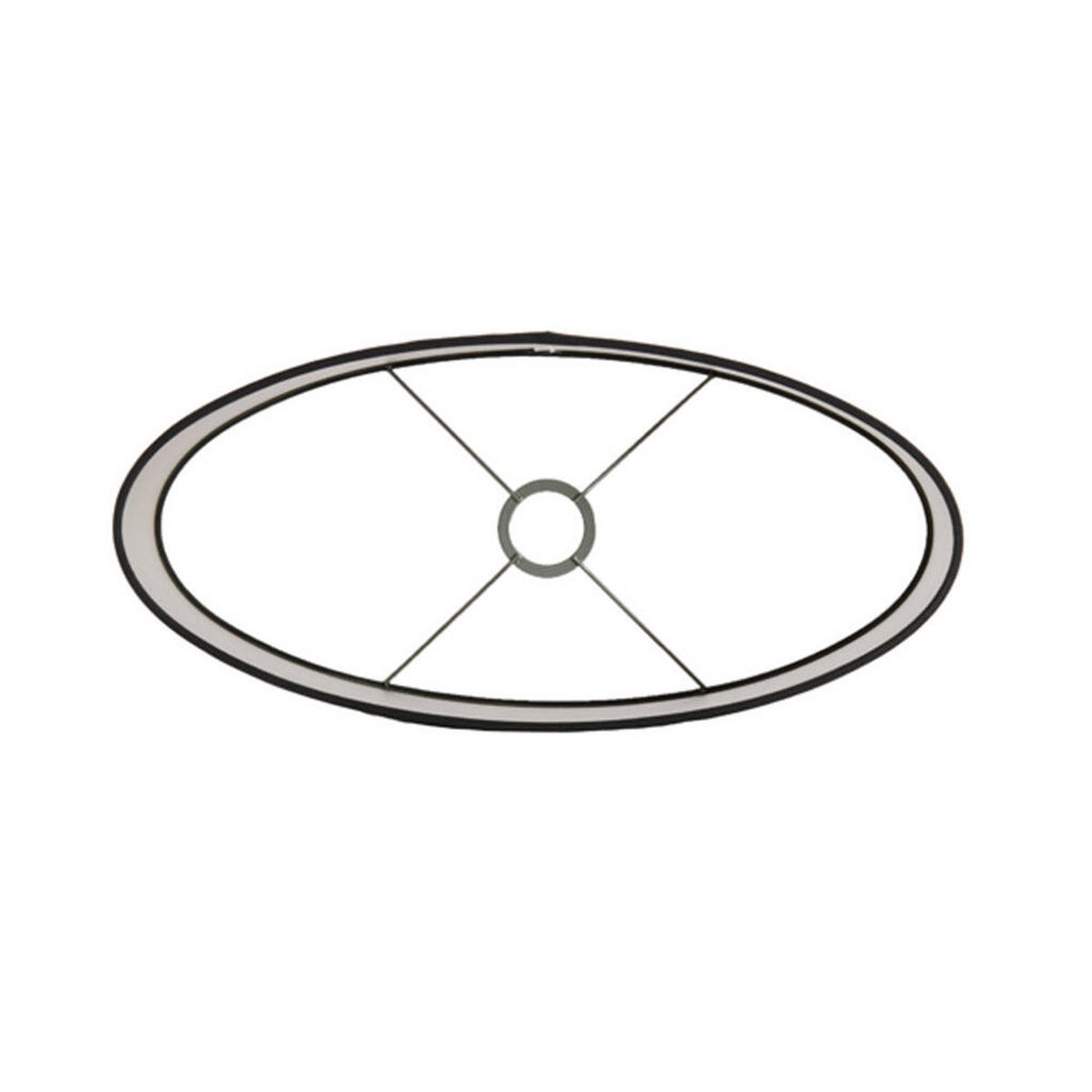 LAMPENSCHIRM KEYON 45x21x22 cm, oval, Grün - Grün, Textil (45/21/22cm) - Light & Living