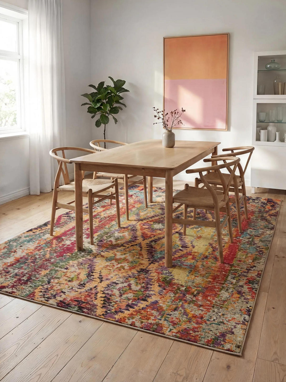 TEPPICH Casa Multicolor 80x150 cm - Multicolor, Textil (80/150cm) - benuta Nest