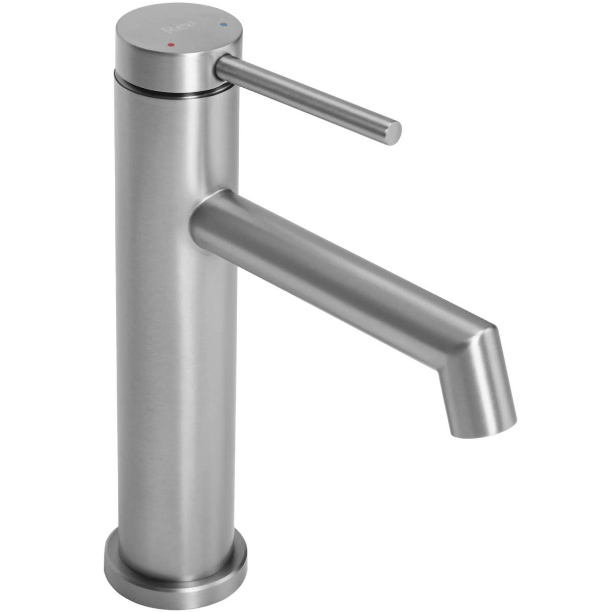 WASCHBECKENARMATUR Rea Foss Nickel Brush Low - Nickelfarben, Metall (4/20.5/16cm) - REA
