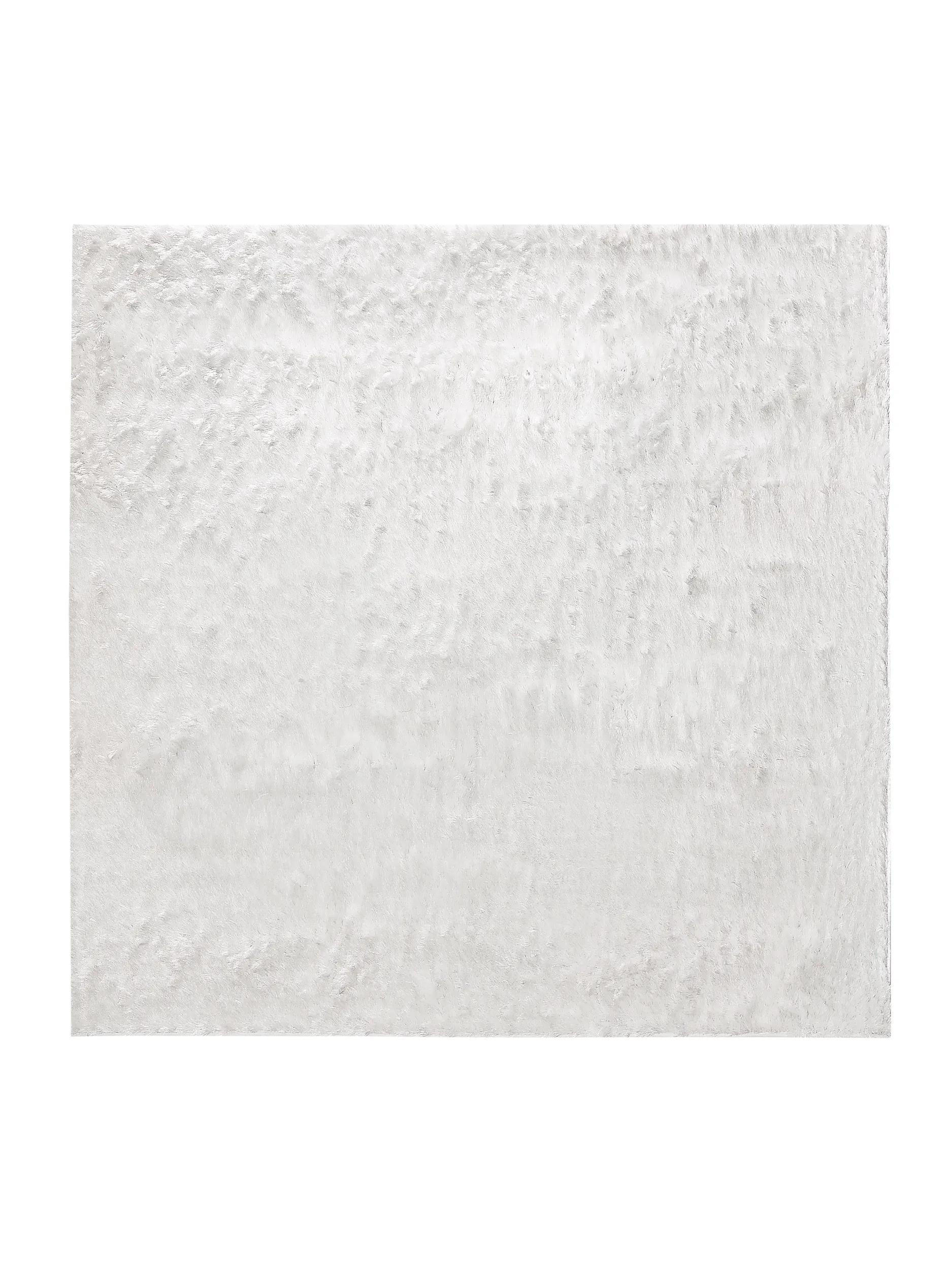 HOCHFLORTEPPICH Whisper Weiß 150x150 cm - Weiß, Textil (150/150cm) - benuta Nest