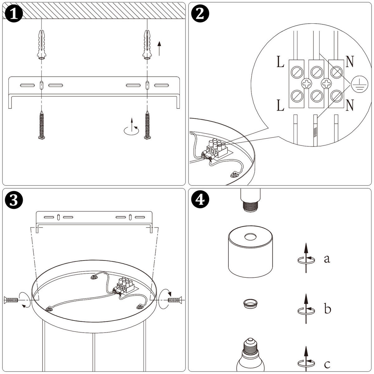 PENDELLEUCHTE Obiroq 22/12/173.5 cm - Schwarz, Metall (22/12/173.5cm) - ZMH