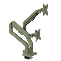 MONITORARM Alzare Neo Duo Waldgrün - Waldgrün, Metall (51/99/50cm) - Arozzi