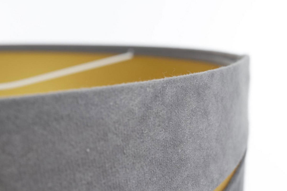 HÄNGELEUCHTE Grau 50/25 cm - Goldfarben/Grau, Kunststoff (50/0.4/25cm) - ONZENO
