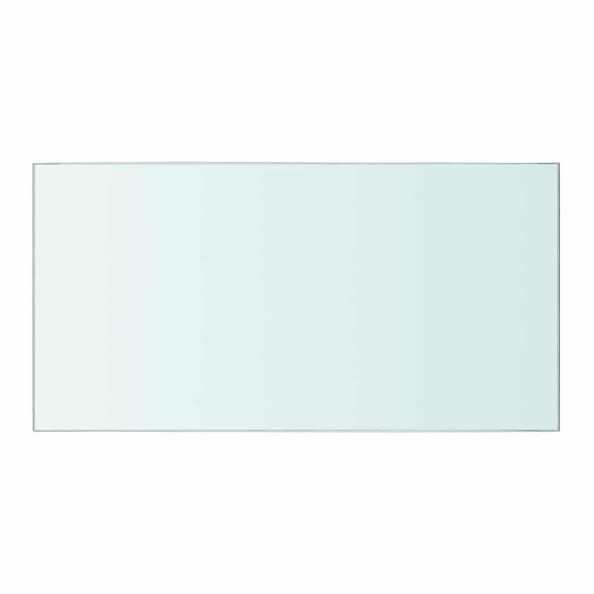 REGALBODEN Glas Transparent 40/20 Cm - Klar, Glas (40/0.8/20cm) - vidaXL