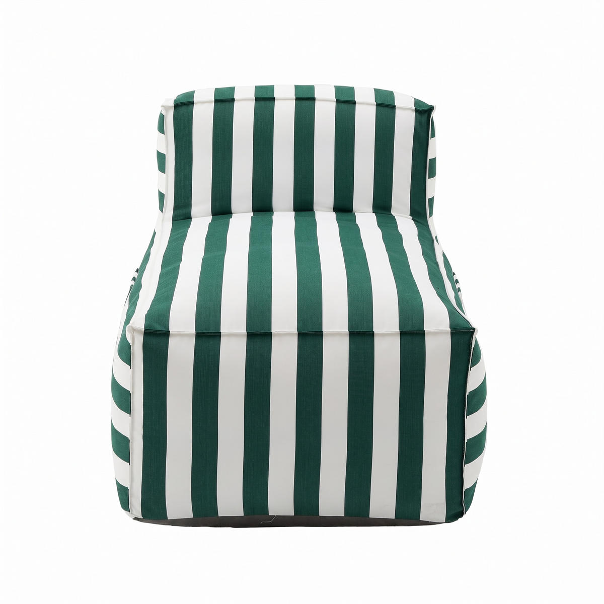 OUTDOOR Ottomane - Sitzsack SOFT mit Rückenlehne für Garten & Terrasse, Grün - Grün, Textil (70/75/150cm) - Muffo