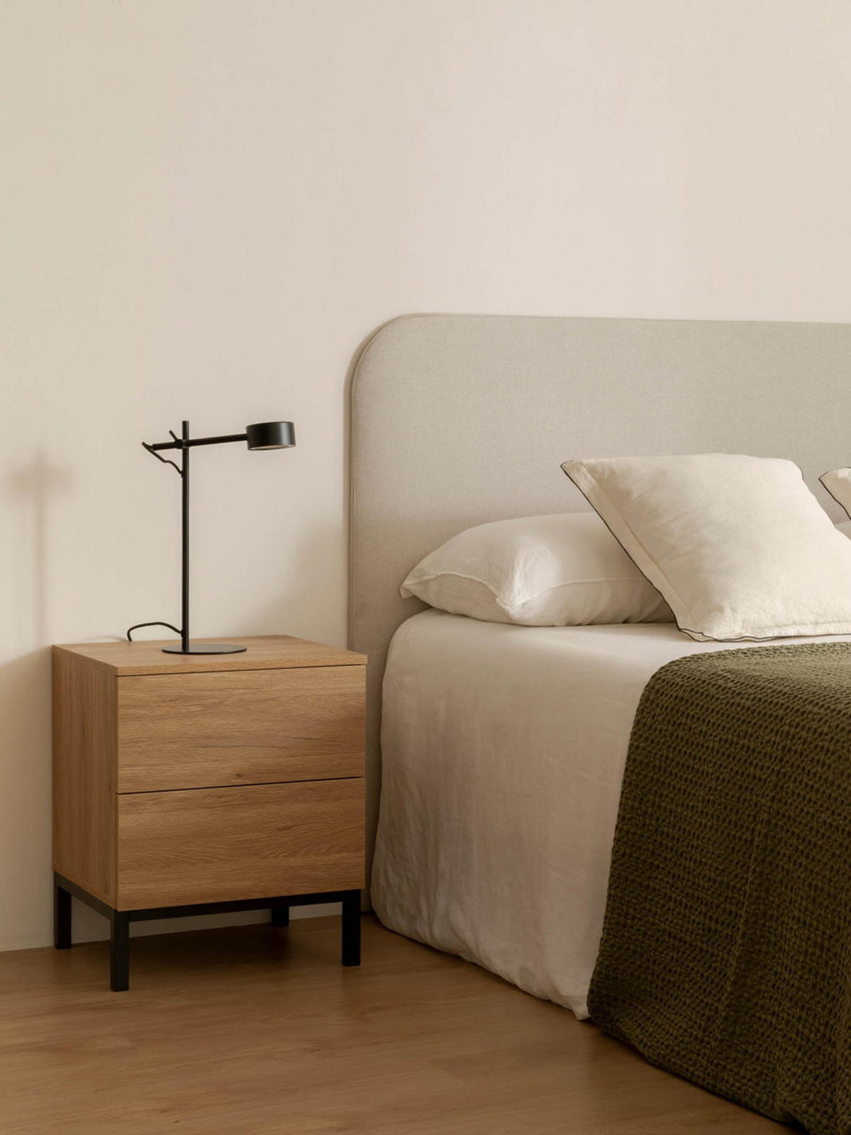 NACHTTISCH Kolb Natur 45 cm x 55 cm - Braun, Holzwerkstoff (45/55/40cm) - Kenay Home