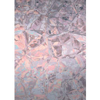 FOTOTAPETE Kristalle 200 x 280 cm - Pink, Papier (200/280cm) - Sanders & Sanders